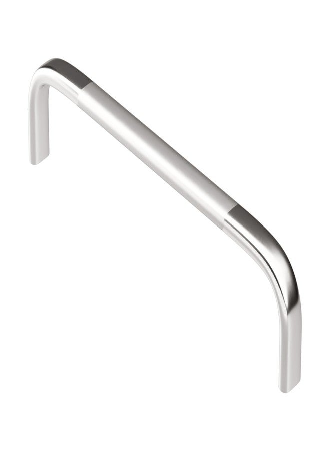 Atlantic Stainless Steel Capsule D Dwawer Cabinet Pull Handle 8 Inch (Total Length 200 Mm, Hole To Hole 195 Mm, Twotone Finish) Pack Of 12 Pieces - Image 5